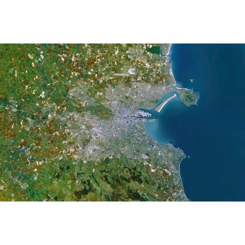 Planet Observer Mapa regional Região Dublin