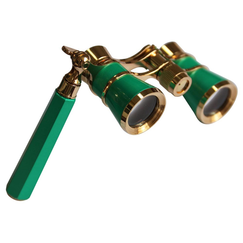 Levenhuk Broadway 3x25 verde com lorgnette e luz LED
