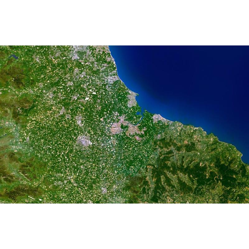Planet Observer Mapa regional Região Darlington Middlesbrough