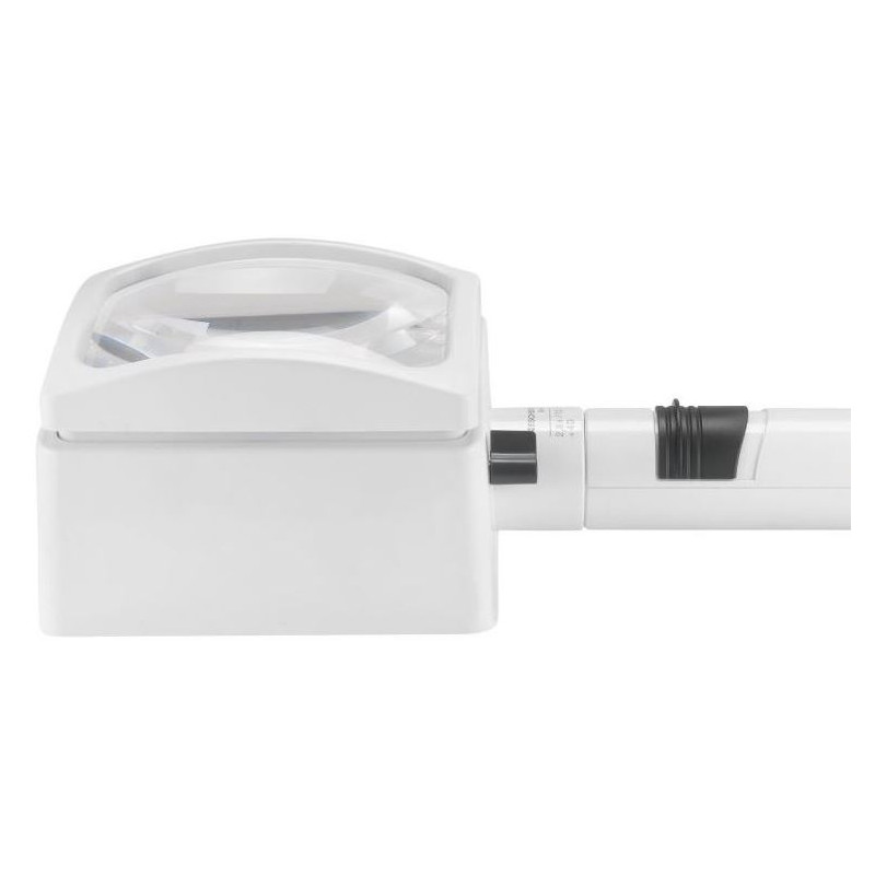 Eschenbach Lupa Lente de ampliação iluminada, sistema varioPLUS, 100x50mm, 3X