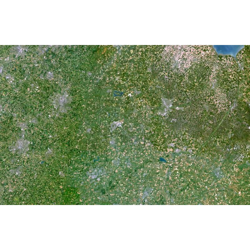 Planet Observer Mapa regional Região East Midlands