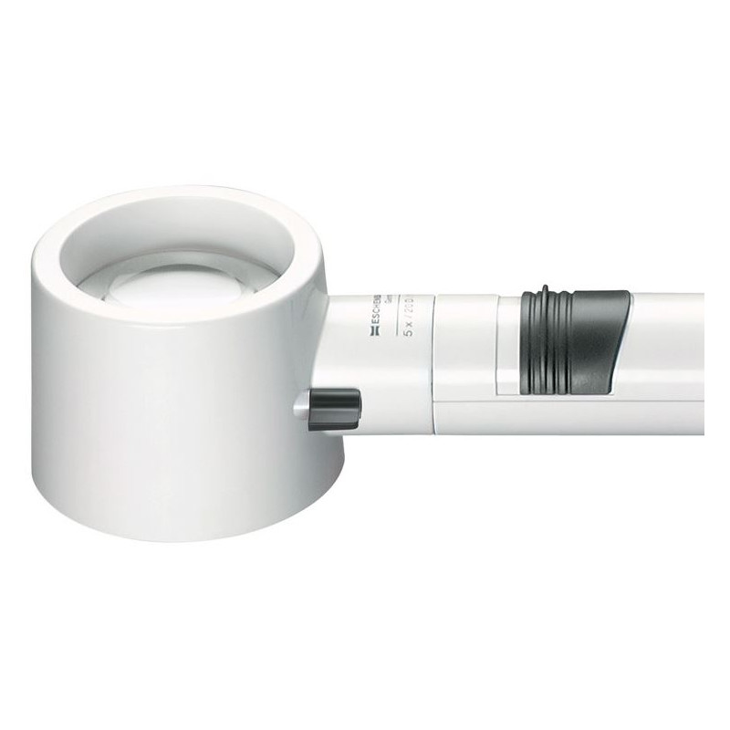 Eschenbach Lupa Lente de ampliação iluminada, sistema varioPLUS, Ø 58mm, 5X