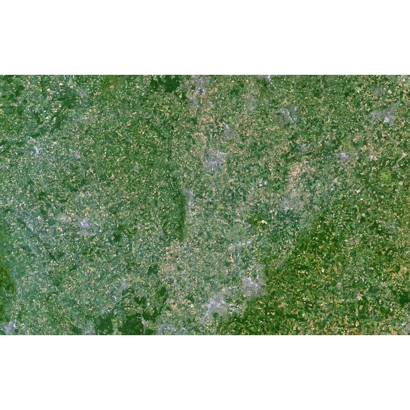 Planet Observer Mapa regional Região Gloucestershire