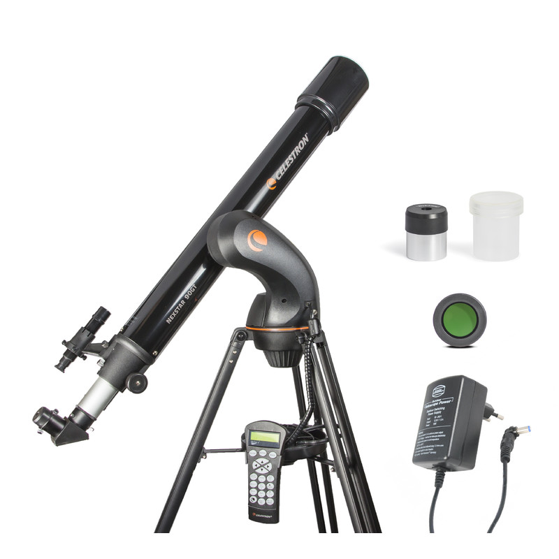 Celestron Telescópio Conjunto Lua e Planetas AC 90/910 NexStar 90 GT