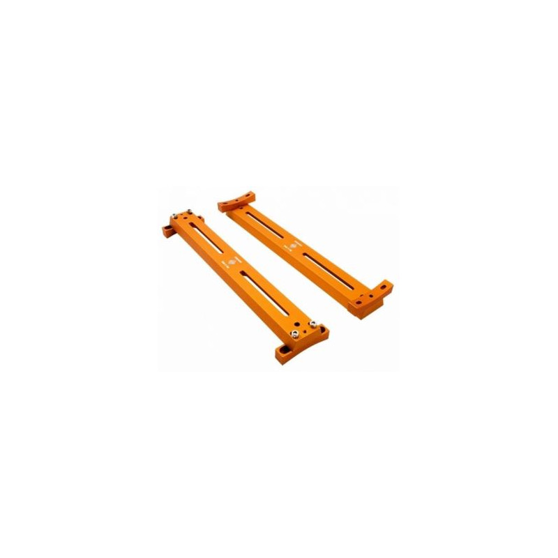 Geoptik Trilho em prisma Vixen-Style para Celestron C8 com dois suportes de montagem