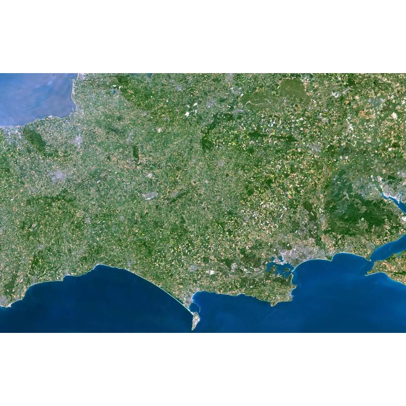 Planet Observer Mapa regional Região Somerset and Dorset