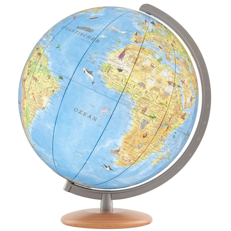 Columbus Globos para crianças Unsere Erde mit Entdeckerstift 34 cm