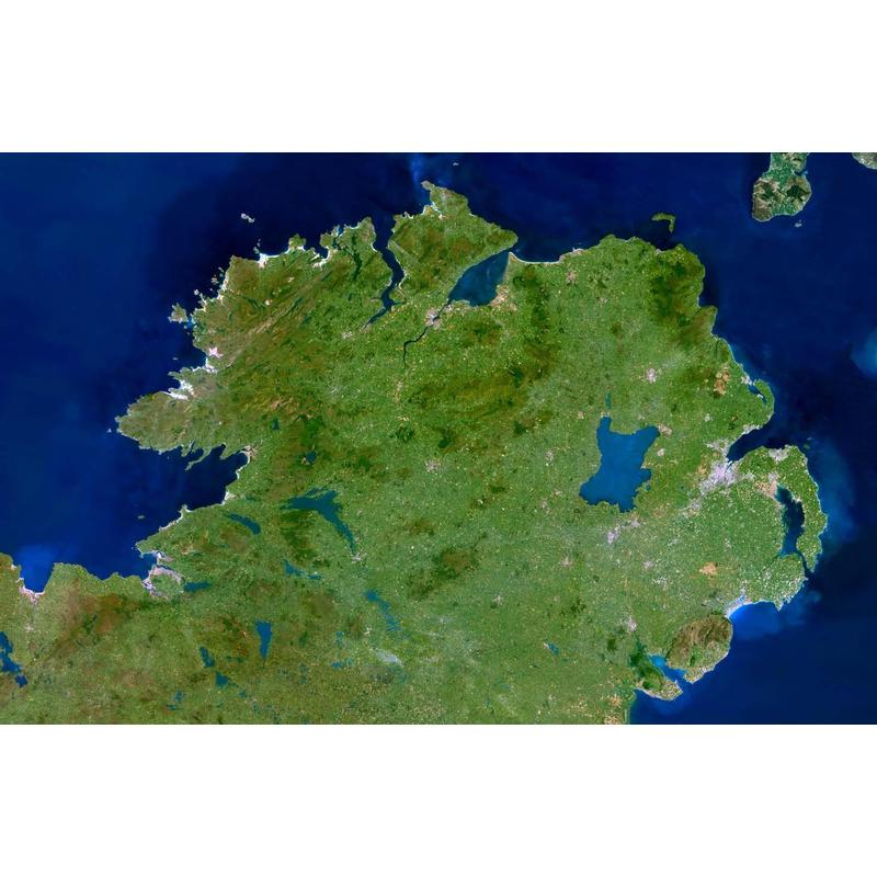 Planet Observer Mapa regional Região Ulster