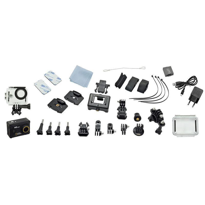 National Geographic Câmera Full-HD Action Camera