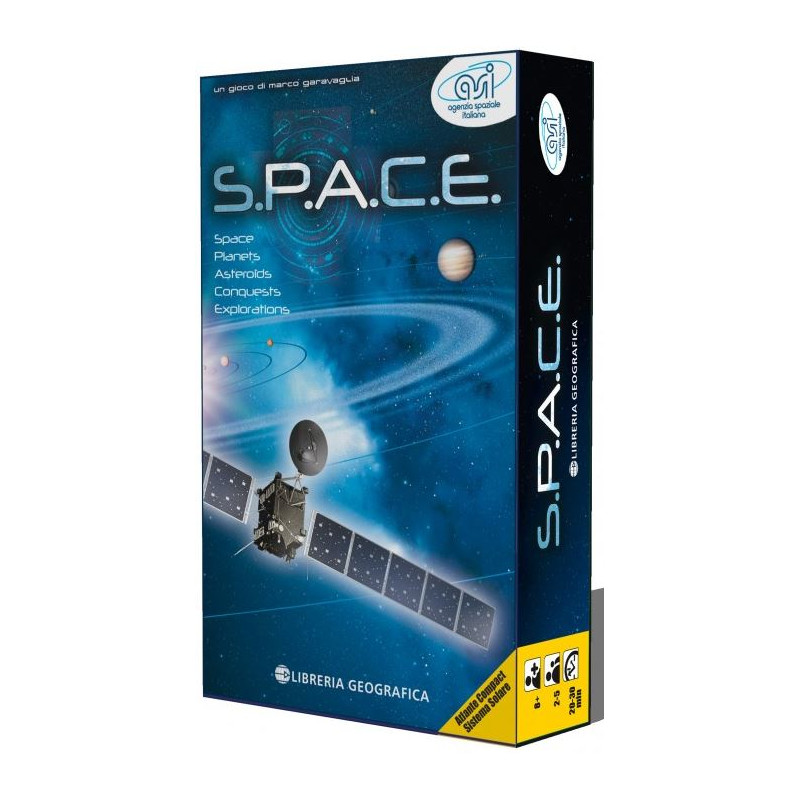 Libreria Geografica S.P.A.C.E. (Space, Planets, Asteroids, Conquests, Explorations)