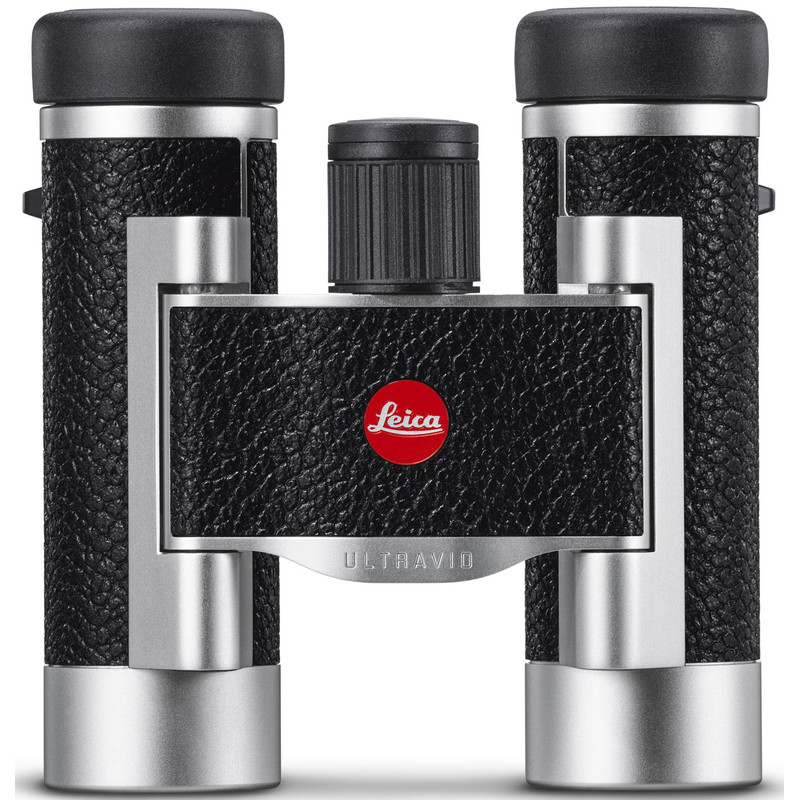 Leica Binóculo Ultravid 8x20 revestido a pele, prateado