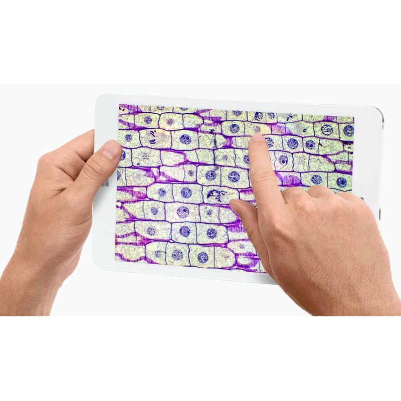 Euromex Câmera EduPad , cor, CMOS, 1/2.3", 1.33 µm, 12 MP, USB 2.0, Tablet de 8 polegadas