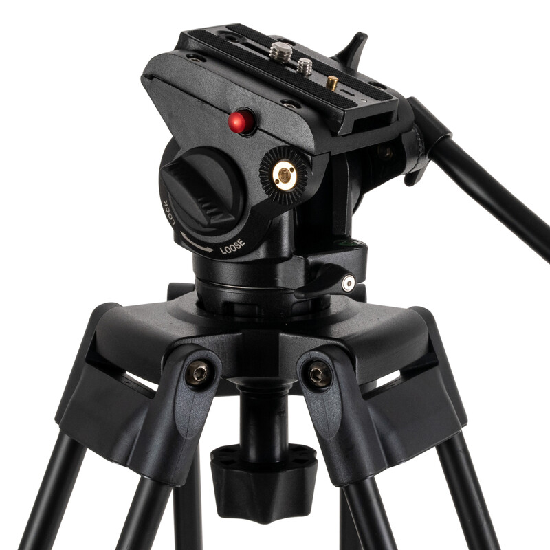 Omegon Tripé de alumínio Basic 300 V aluminium tripod with tilt head