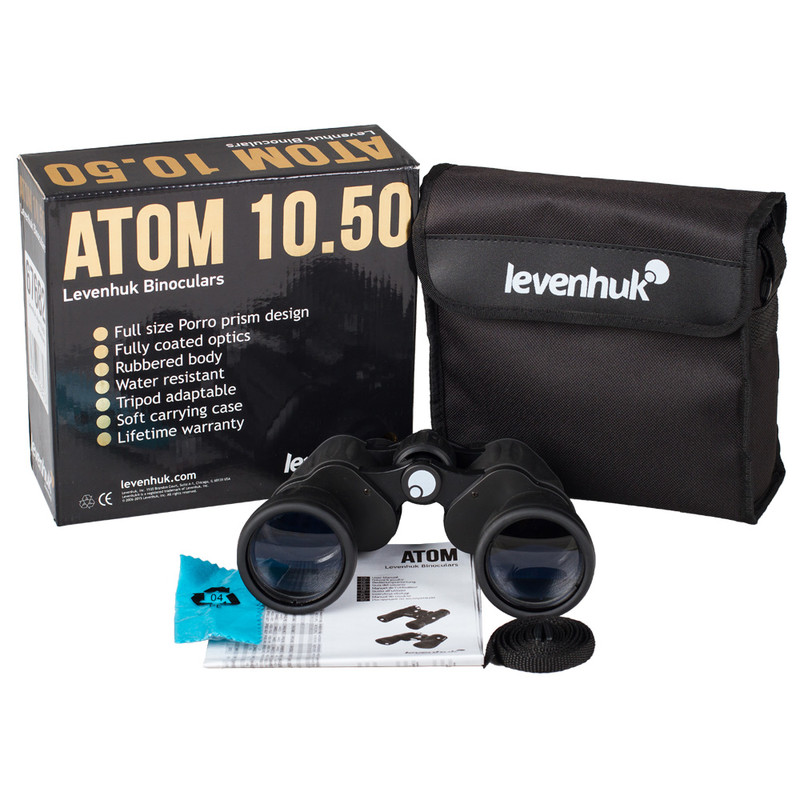 Levenhuk Binóculo Atom 10x50