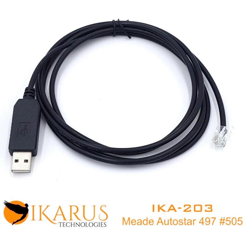 Ikarus Technologies Cabo Mount USB Cable (Meade Audiostar Compatible)
