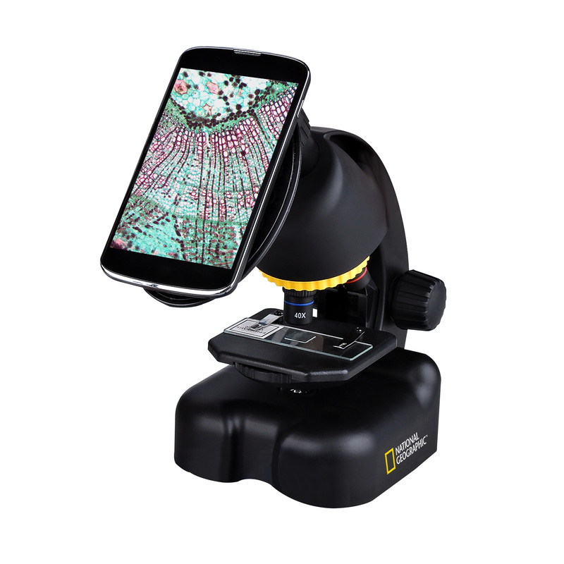 National Geographic Conjunto de telescópio e microscópio com Adaptador de imagem para smartphone