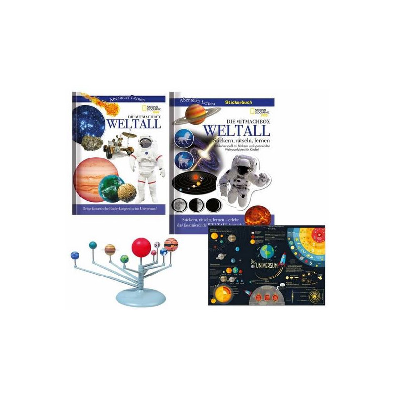National Geographic Kit sortimento Caixa prática "O universo"