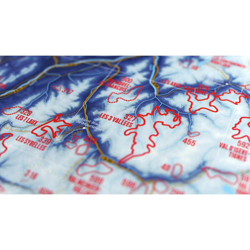 Marmota Maps Mapa alpino 609 áreas de esqui