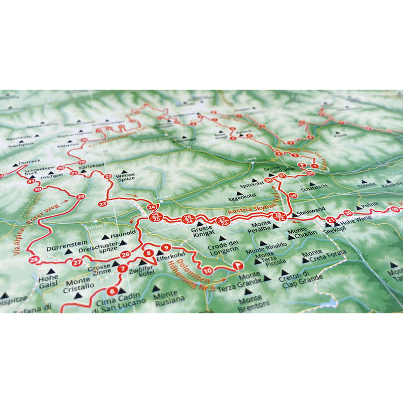 Marmota Maps Mapa alpino 1001 montanhas e 20 percursos pedestres