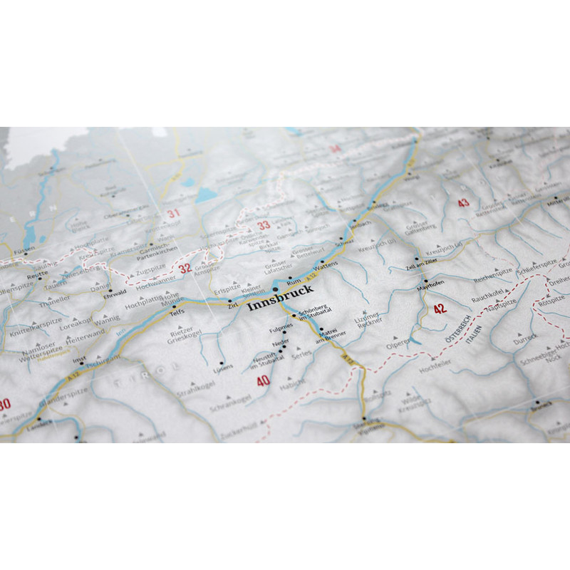 Marmota Maps Mapa regional Desenhe os Alpes (100x70cm)