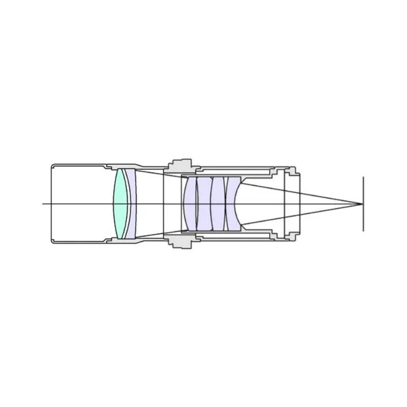 BORG Refrator apocromático AP 55/200 55FL OTA Set