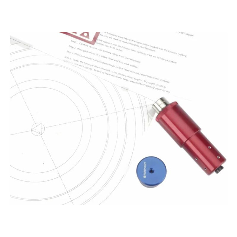 Farpoint Ponteiro a laser 650nm + Cheshire 1.25"