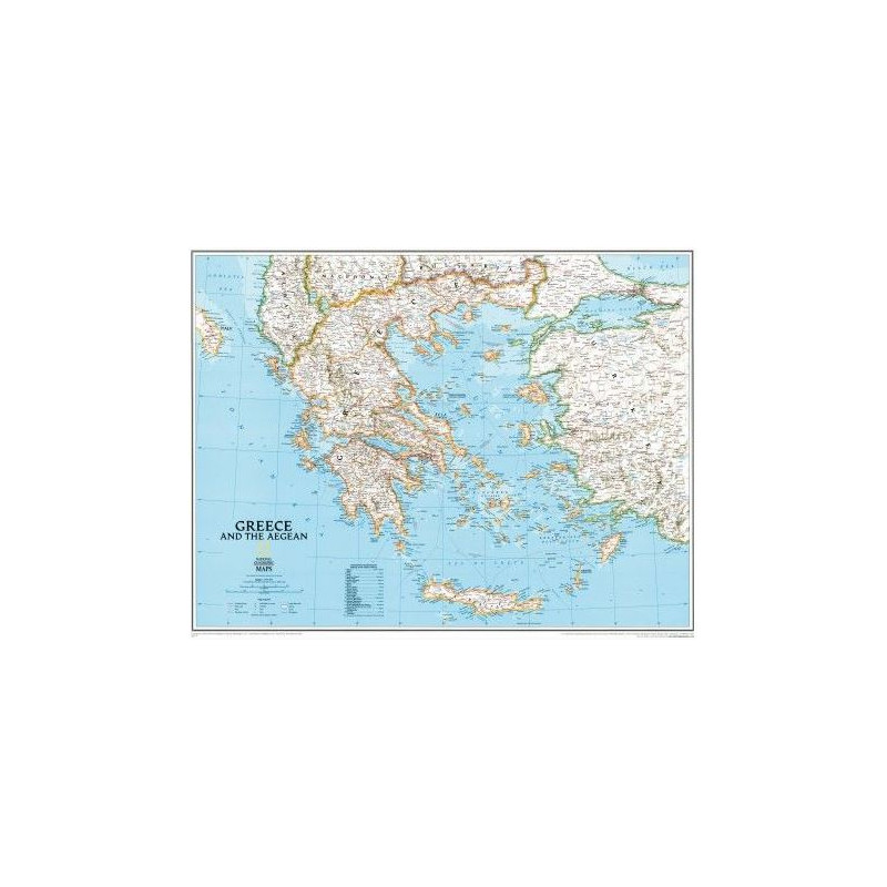 National Geographic Mapa Grécia