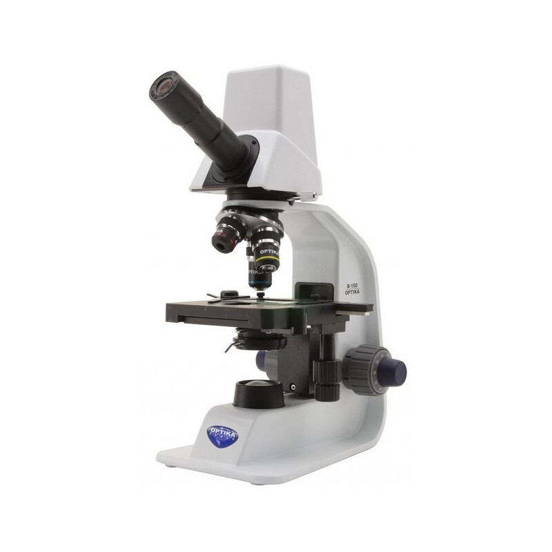 Optika Microscópio B-150D-MRPL, digital, mono, akku, 1.3MP camera, 400x