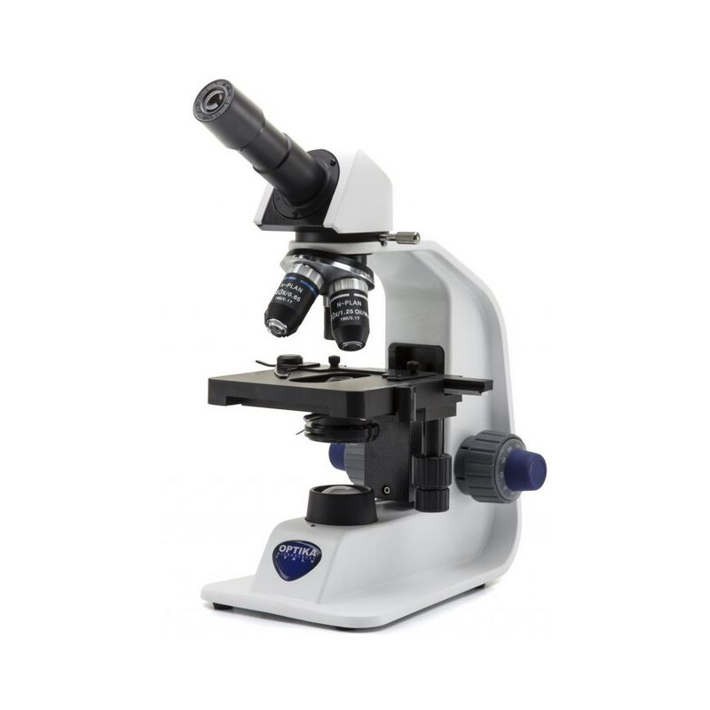 Optika Microscópio B-155R-PL, mono, bateria recarregável, 1000x