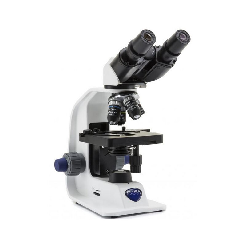 Optika Microscópio B-159R-PL bino, plano, bateria recarregável, 1000x