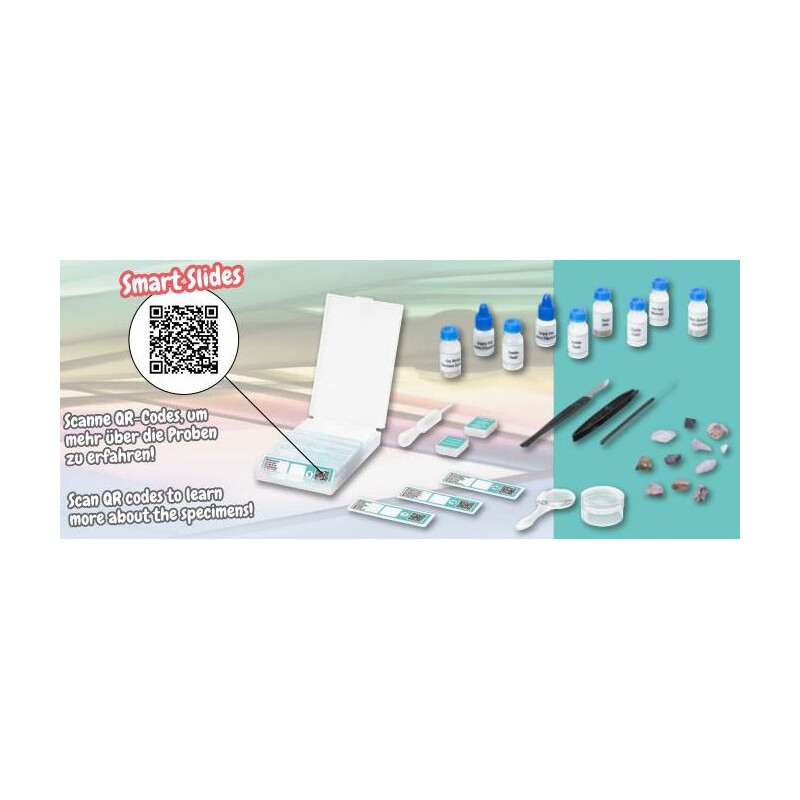 Bresser Junior Conjunto de acessórios para Microscópios inteligentes com códigos QR