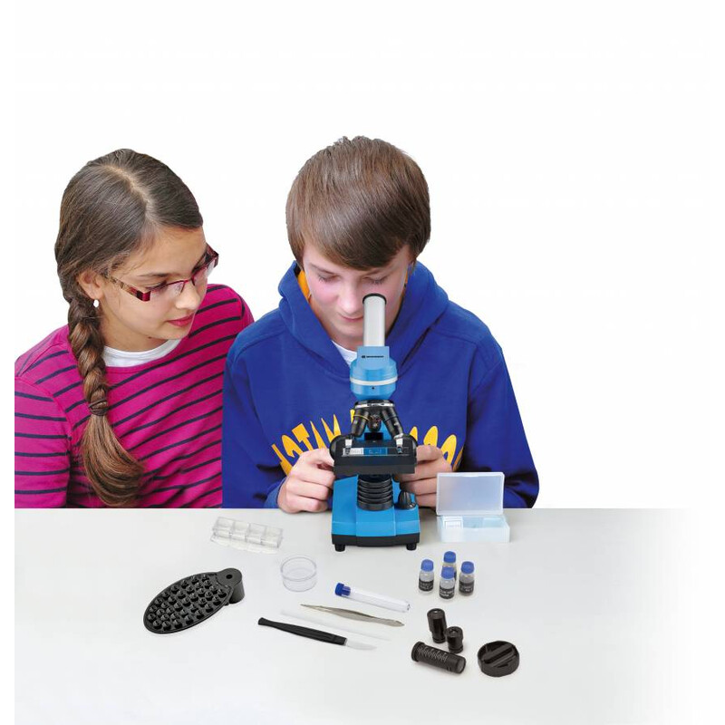 Bresser Junior Microscópio Biolux SEL azul