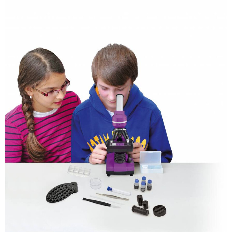 Bresser Junior Microscópio Biolux SEL violeta