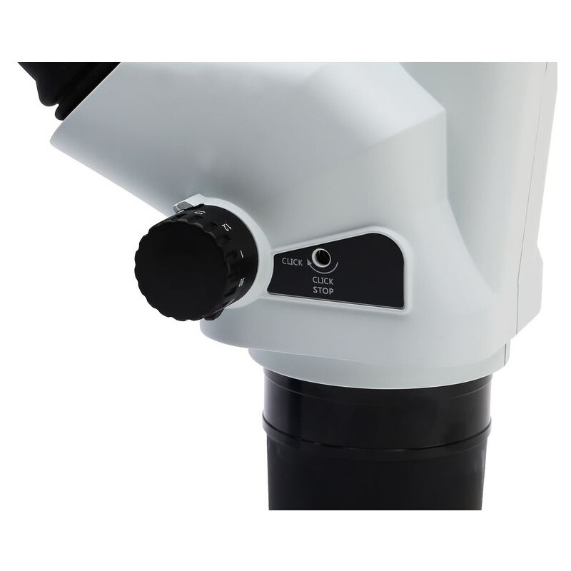 Optika Microscópio estéreo zoom SZO-10,  trino, 6.7-45x, überhängend, 2-Arm, ohne Beleuchtung