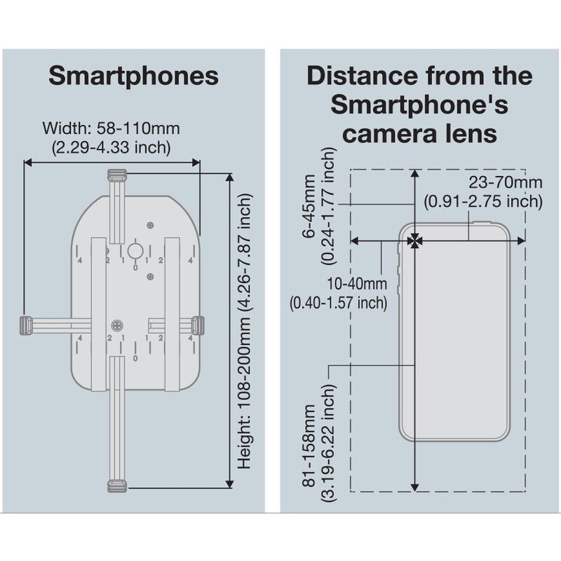 Vixen Adaptador de Smartphone Universal