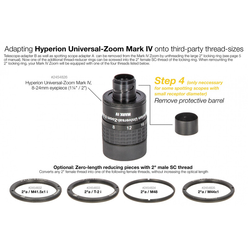 Baader Adapter Adaptadores 2" / M41.5 0mm
