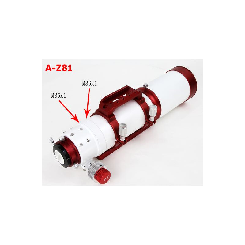 William Optics Refrator apocromático AP 81/559 ZenithStar 81 Red OTA