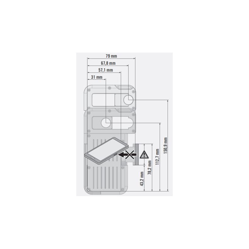 Swarovski Adaptador VPA com anel adaptador AR-B para binóculos/BTX