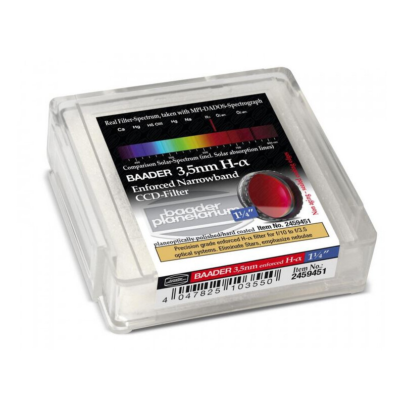 Baader Filtro Ultra-Narrowband 3.5nm H-alpha 1.25"