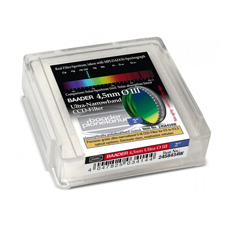 Baader Filtro Ultra-Narrowband 4.5nm OIII 2"