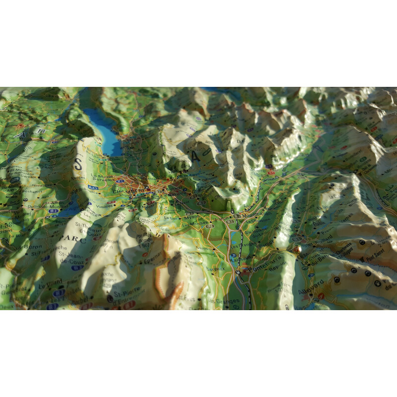 3Dmap Mapa regional La Savoie