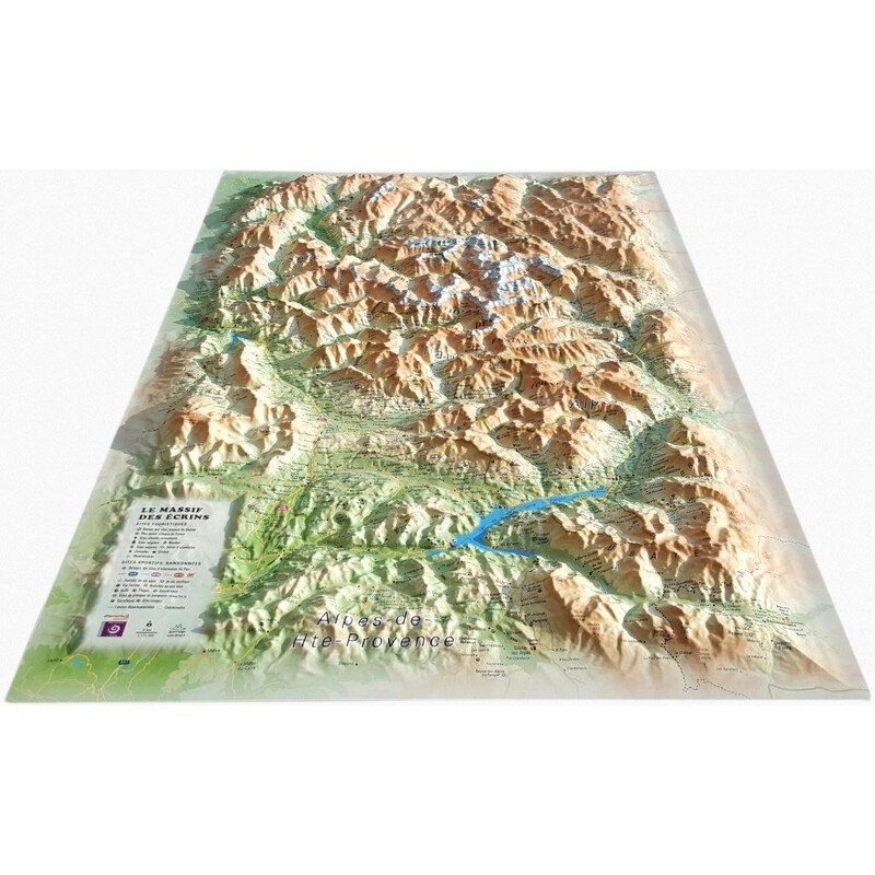 3Dmap Mapa regional Le Massif des Ecrins