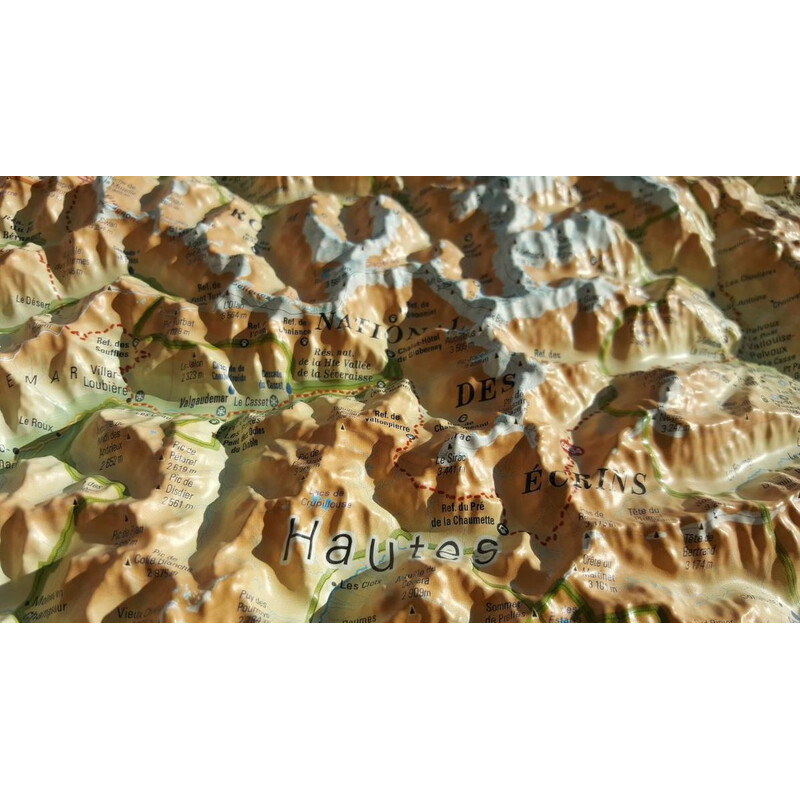 3Dmap Mapa regional Le Massif des Ecrins