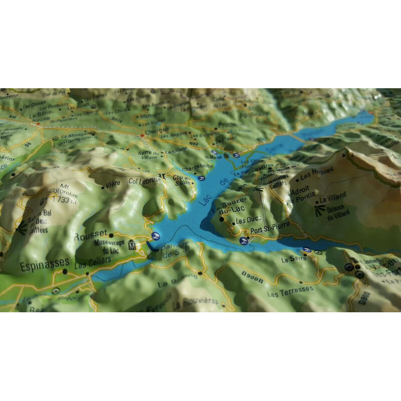 3Dmap Mapa regional Le Massif des Ecrins