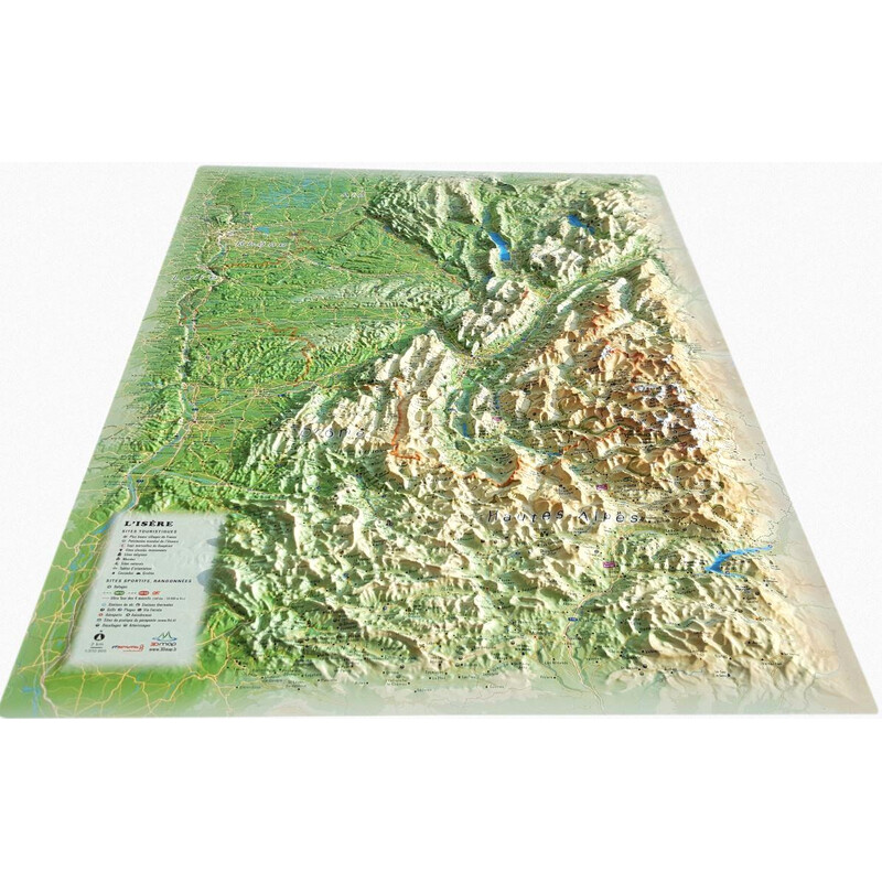 3Dmap Mapa regional L'Isère