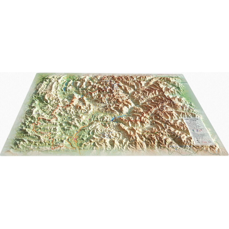 3Dmap Mapa regional Les Hautes Alpes