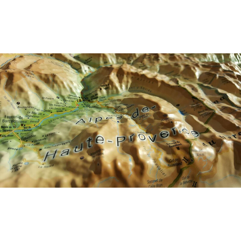 3Dmap Mapa regional Queyras-Ubaye