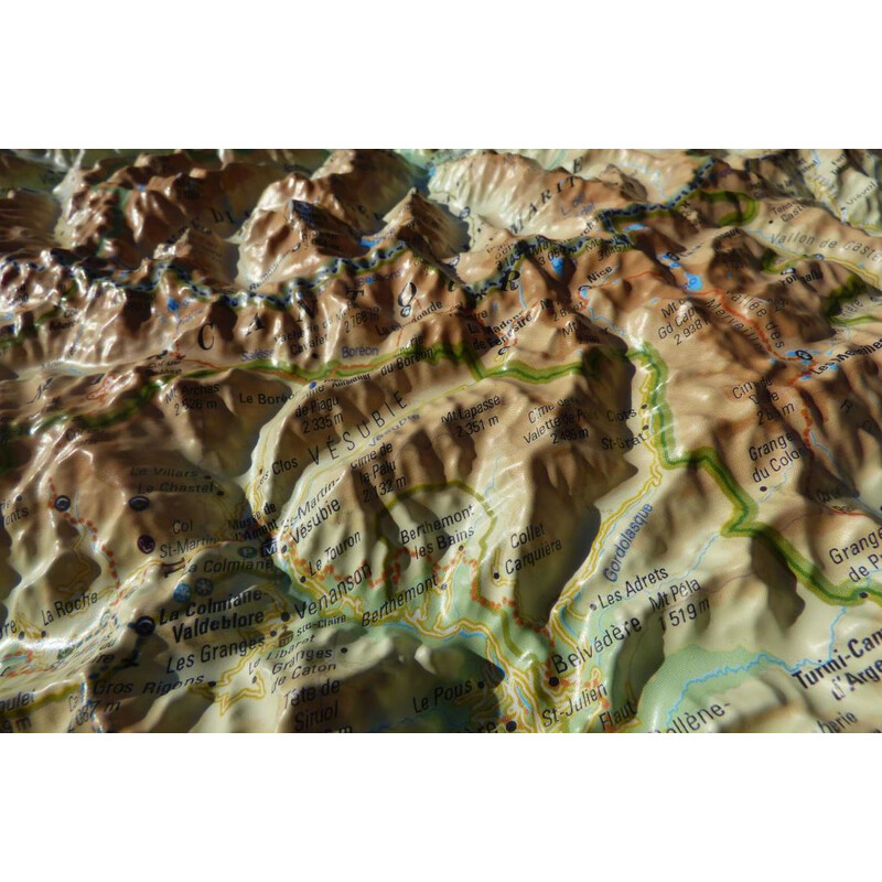 3Dmap Mapa regional Le Massif du Mercantour