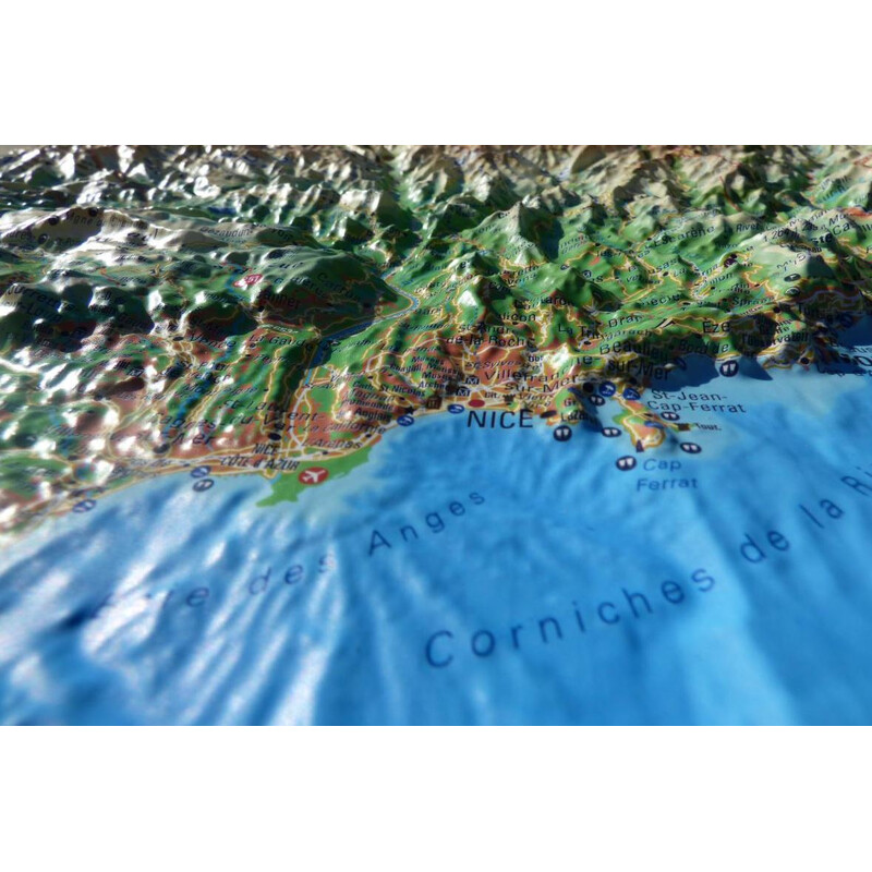 3Dmap Mapa regional Les Alpes Maritimes