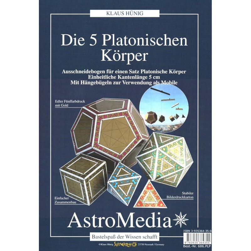 AstroMedia Kit sortimento Die 5 Platonischen Körper